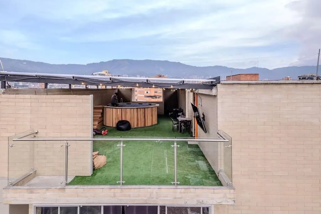 Apartment Apartamento En Laureles 2Br Con Rooftop Y Piscina 702 Medellin